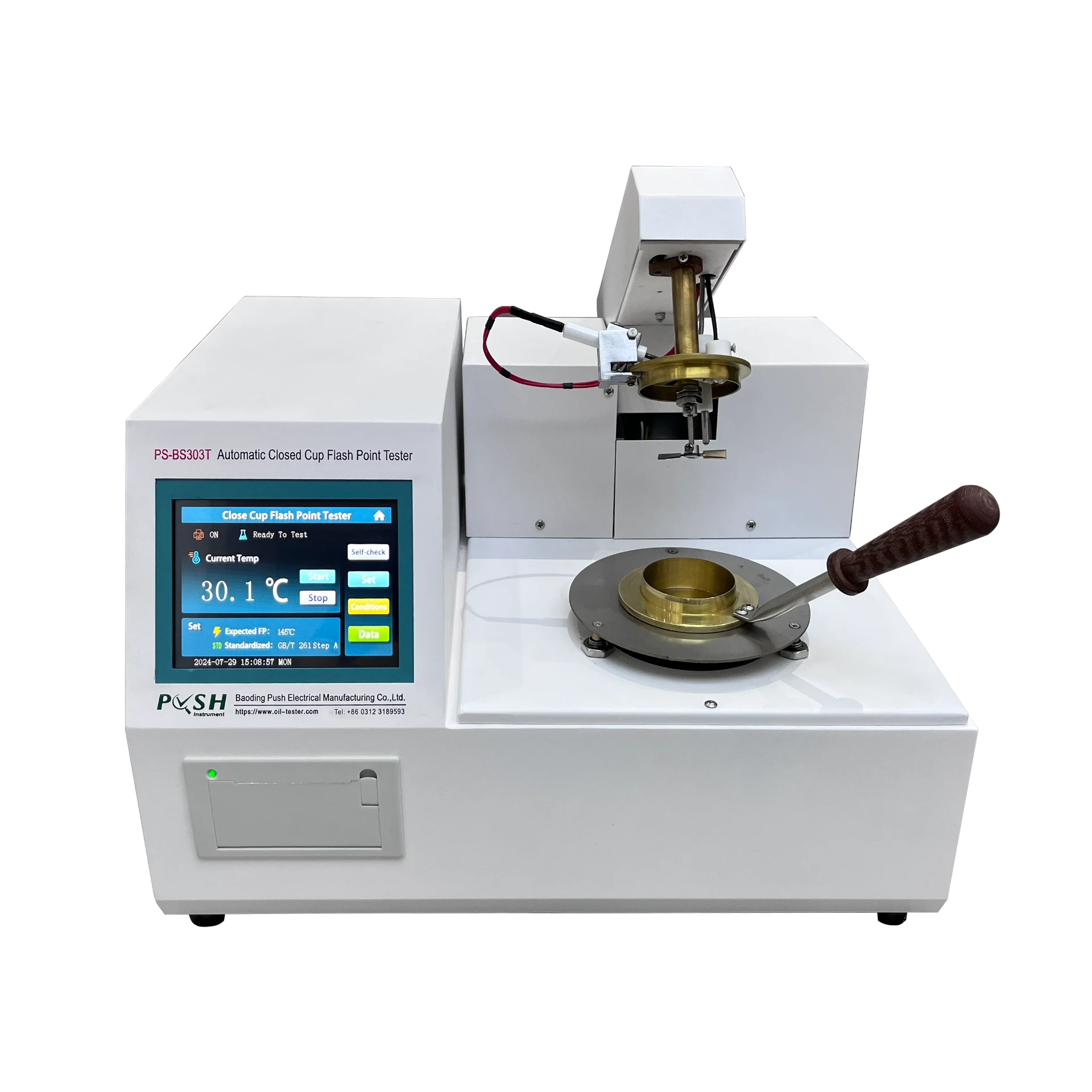 Differences between open cup flash point tester and closed cup flash point tester